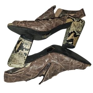Django & Juliette Australian Leather Heel Sandals